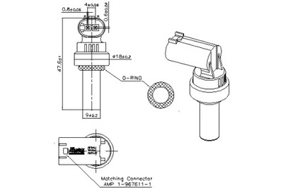 NISSENS SENSOR TEMPERATURA DE LÍQUIDO REFRIGERACIÓN MERCEDES A W168 A W169  