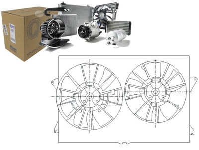 Nissens 85393 вентилятор, охолодження двигуна фото №1