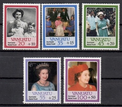 Vanuatu 1986 Mi 720-724 Czyste **