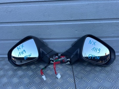 Lexus nx lift зеркало левая правое 8pin eu. 1h9 фото №1