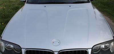Капот кришка двигуна bmw x3 e83 354 titansilver фото №1