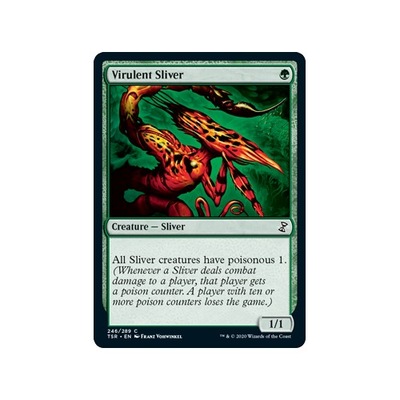 MTG 2x Virulent Sliver