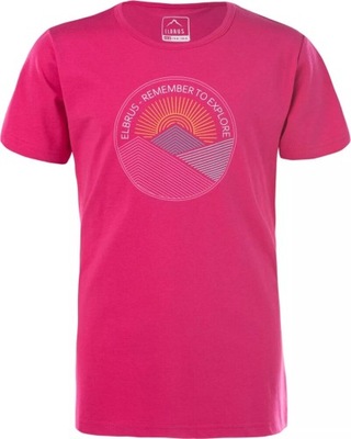 DZIECIĘCA KOSZULKA T-SHIRT DLA DZIEWCZYNEK ELBRUS KARIT TG RÓŻOWA r 164