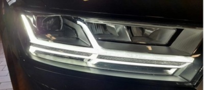 Световод  правая  фары led дневные drl audi q7 4m 17-20 full led фото №1
