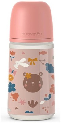 Butelka Suavinex SX PRO Forest 270ml różowa