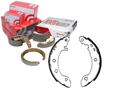 Набір колодка гальмівних brembo 60750472 9947106 фото №1