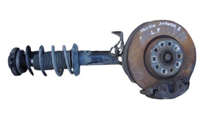 Поворотный кулак амортизатор левый перед skoda superb ii фото №1