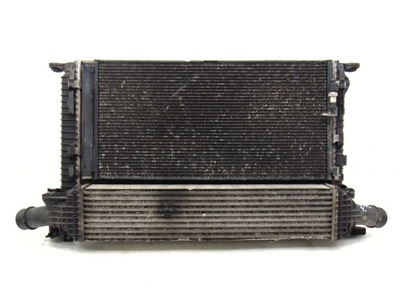 Комплект радіатор вентилятори audi a4 b8 lift 2.0 фото №1