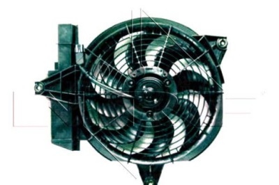 Вентилятор радіатора hyundai santa fe 03-06 nrf фото №1