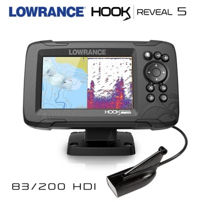 Lowrance HOOK REVEAL 5 83/200 HDI ROW