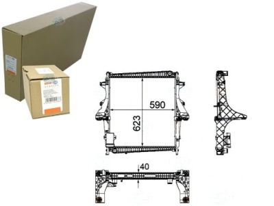 Радиатор двигателя - система охлаждение двигателя [behr фото №1