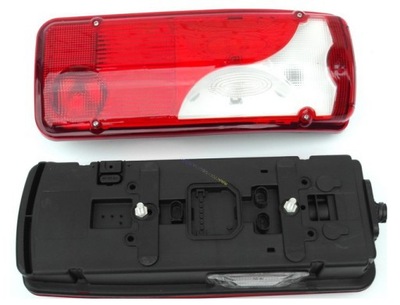 Лампа задняя scania 4 r правая штекер amp с подсветка. фото №1