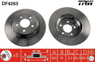 DISCO DE FRENADO DF4263  