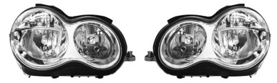 MERCEDES C CLASS W203 MAIN LAMP FRONT LEFT + RIGHT HOMOLOGATION EU  