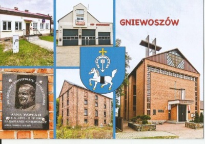 GNIEWOSZÓW-HERB -PAPIEŻ POWIAT KOZIENICE