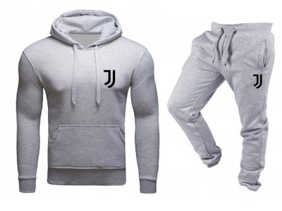 KOMPLET DRESOWY DRES JUVENTUS SZARY XXL