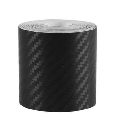 BELT FILM CARBON 3D PLASTIC ON BODY SILLS 5CM 5M SAMOPRZYLEPON FROM GLUE  