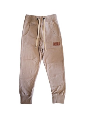 Spodnie bawełniane cienkie Gaffa beżowe 134