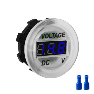 CAR МІНІ ROUND WATERPROOF VOLTMETER DC 6-35V