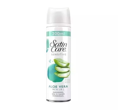 GILLETTE SATIN CARE ALOE VERA ŻEL DO GOLENIA