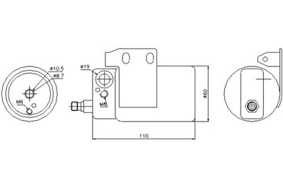 Nissens 95185 осушитель, кондиционер фото №1