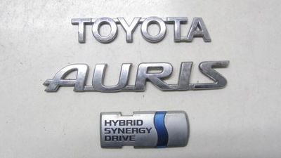 TOYOTA AURIS II INSIGNIA EMBLEMA DE TAPA DE MALETERO 12-  