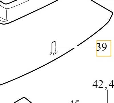 VOLVO V40 V40CC КРОНШТЕЙН WYKLADZINY МАТ БАГАЖНИКА OE 31363994