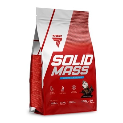 TREC SOLID MASS 1000 g MEGA GAINER NA MASĘ czekola