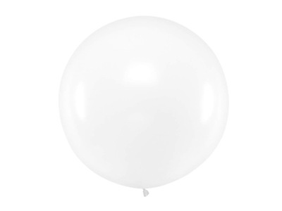 Balon GIGANT olbrzym 1 m strzelający przezroczysty