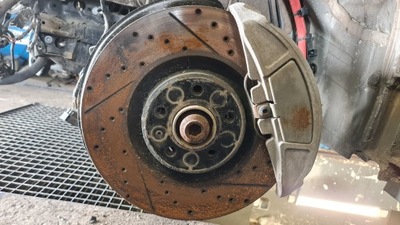 Тормоза диск суппорт тормозные колодки swap audi a6 c7 356mm фото №1