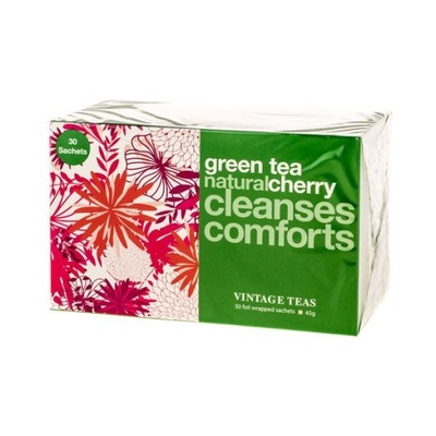 Herbata Vintage Teas Green Tea Cherry 30 torebek