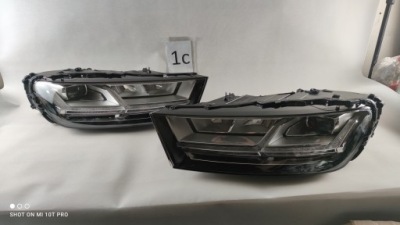Audi q7 4m0 full led левый правая  фара фара фото №1