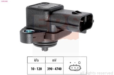 SENSOR DE PRESIÓN AIRE FIAT SEDICI 1,6 06- 1-993-042  