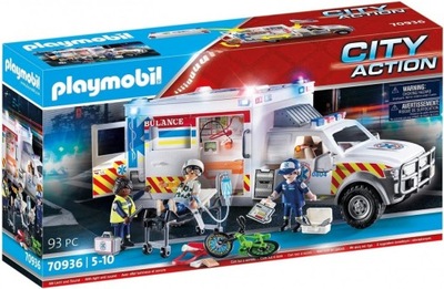 Zestaw figurek City Action 70936 Ambulans: