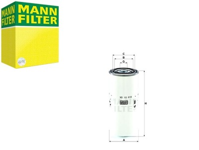 FILTRO ACEITES MANN TRUCK WD10018 MANN-FILTER  