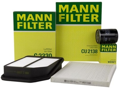 MANN JUEGO DE FILTROS SUZUKI GRAND VITARA 1.6 2.0  