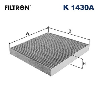 FILTR, VĖDINIMAS VIETOS PASAZERSKIEJ FILTRON K 1430A 