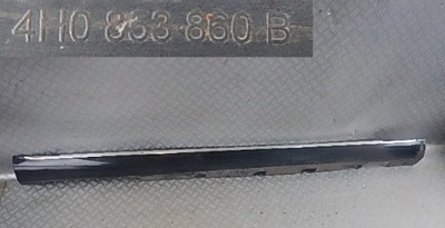 Audi a8 d4 молдинг порог правая фото №1