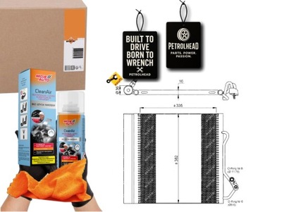 Конденсатор кондиціонера smart city cabrio nrf #petrolhead pro+ kit9 фото №1