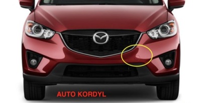 Заглушка накладка hak бампер mazda cx-5 12- фото №1