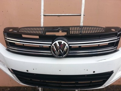 Решітка радіатора решітка радіатора vw tiguan lift ii 10- решітка радіатора хром 2010-2015 фото №1