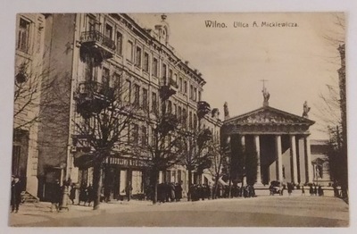 Pocztówka Wilno Ulica A. Mickiewicza F Musko 1926