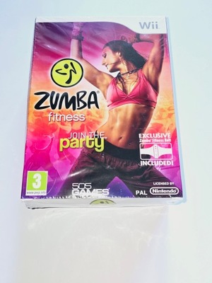 ZUMBA FITNESS JOIN THE PARTY + PAS/ BELT NOWA NINTENDO Wii