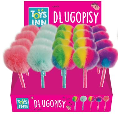 Długopis pompon z grą | Toys Inn