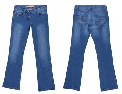 NEXT jeansy damskieze streczem BOOTCUT r 34