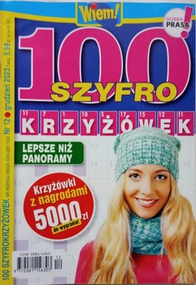 Krzyżówki Wiem! 100 SZYFRO KRZYŻÓWEK 12/2023