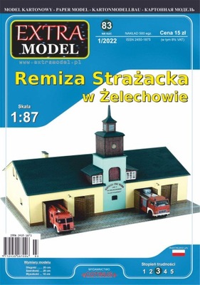 Extra Model Remiza Strażacka w Żelechowie 1:87 H0