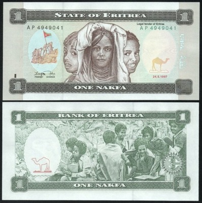 $ Erytrea 1 NAKFA P-1 UNC 1997