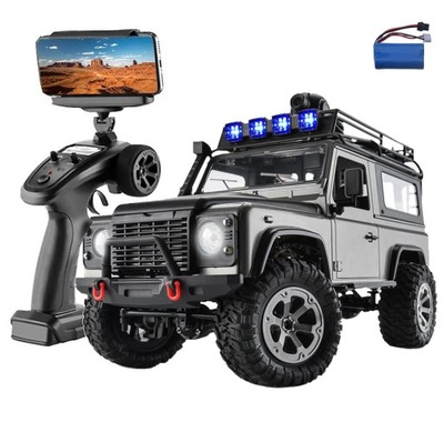 SAMOCHÓD ZDALNIE STEROWANY 2w1 PICKUP JEEP 4x4 Z KAMERĄ PODGLĄD FPV AUTO RC