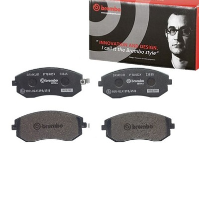 Brembo p 78 013x набор тормозных колодок тормозных, тормоза дисковые фото №1